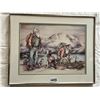 Image 1 : 1987 Framed Doug Lindstand print "The Christmas Tree 52cmx41cm