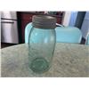 Image 2 : crown jar blue glass