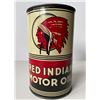 Image 1 : Vintage Red Indian Oil Can Early All English Version