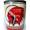 Image 4 : Vintage Red Indian Oil Can Early All English Version