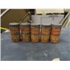 Image 2 : Set of 5 Chatham-Kitchen Cabinet spice tins