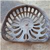 Image 1 : cast iron tractor seat, p2516
