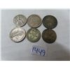 Image 1 : 1854 pence 1942 newfoundland and other silver coins