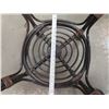 Image 3 : Antique table with glass