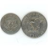 Image 1 : USA half dollar and full dollar