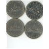 Image 1 : 4 canadian nickel dollar coins