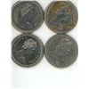 Image 2 : 4 canadian nickel dollar coins