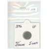 Image 1 : 1896 Queen Victoria 5 Cents.