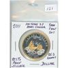 Image 1 : 2011 Parks Canada Silver Dollar with Gold Plating.