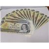 15 1973 canadian 1 dollar bills