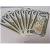8 1973 canadian 1 dollar bills