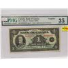 1935 bank of canada 1 dollar bill english
