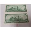 Image 2 : 2- 1967 bank of canada 1 dollar bills