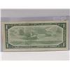 Image 2 : 1954 canadian 1 dollar bill