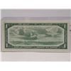 Image 2 : 1954 bank of canada replacement 1 dollar bill