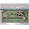 Image 1 : 1954 bank of canada replacement 1 dollar bill