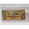 Image 1 : 1864 confederate states of america 10 dollar bill