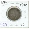 Image 2 : 1898 newfoundland 20 cent silver coin