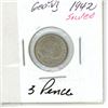 1942  3 pence silver coin