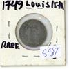 1749 louis 15th rare coin
