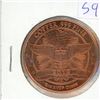 USA copper coin 2012