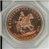 Image 2 : canadian mounted police copper coin