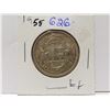 Image 1 : 1955 canadian silver half dollar