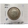 Image 2 : 1947 canadian silver half dollar