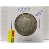 Image 2 : 1939 canadian silver half dollar