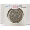 Image 1 : 1940 canadian silver half dollar