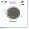 Image 1 : 1958 Canadian Five Cent