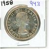 Image 1 : 1958 Canadian Silver Dollar