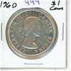 Image 1 : 1960 Canadian Silver Dollar