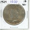 Image 1 : 1924 USA Peace Dollar