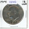 Image 1 : 1974 USA Eisenhower Dollar