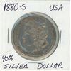 Image 1 : 1880 90% silver $1 USA coin