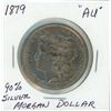 Image 1 : 1879 90% silver morgan dollar USA