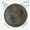 Image 1 : 1887 USA silver dollar