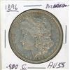 Image 1 : 1896 .900 silver AU55 $1 coin