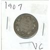 Image 1 : 1907 canadian 25 cent coin