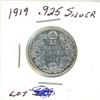Image 1 : 1919 .925 silver quarter
