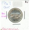 Image 1 : 1967 canadian centenial quarter