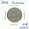 Image 1 : 1928 canadian quarter