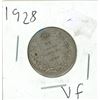 Image 1 : 1928 canadian quarter