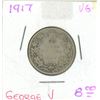 Image 1 : 1917 George V silver quarter
