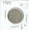 Image 1 : 1905 silver quarter