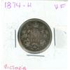 Image 1 : 1874 Victoria silver quarter
