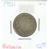 Image 1 : 1901 Victoria silver quarter