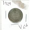 Image 1 : 1929 canadian silver quarter