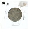 Image 1 : 1901 silver quarter